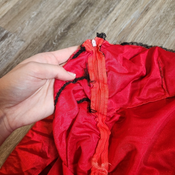 Pretty red vintage Darling night gown - Picture 3 of 12